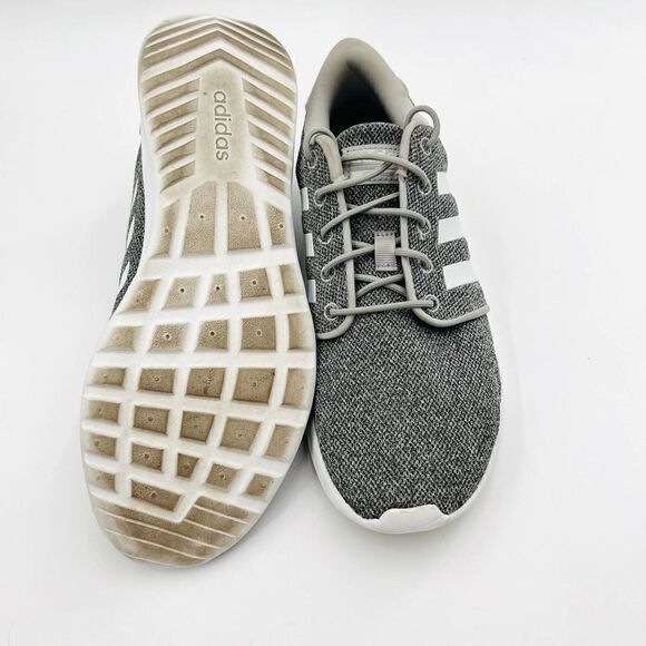 Adidas Cloudfoam QT Racer Xpressive-Contemporary Running Gray Sneakers Size 8.5 - Picture 13 of 13
